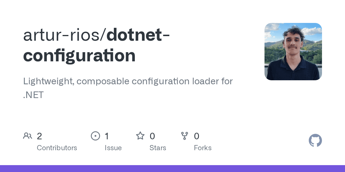 Dotnet Configuration preview